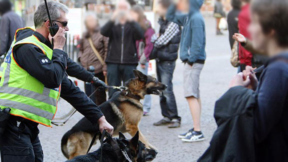 Bremer Polizeihunde und ihre Heißmacher